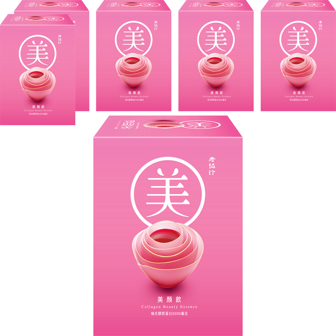 老協珍 美顏飲, 6包, 390ml, 6盒