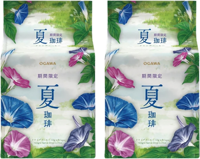 OGAWA 小川珈琲 夏咖啡 濾掛式, 10g, 2套, 8個裝