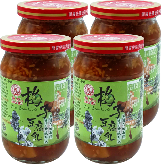 德記 梅子豆腐乳, 380g, 4個