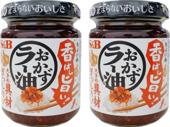 S&B 愛思必 香味辣油, 110g, 2個