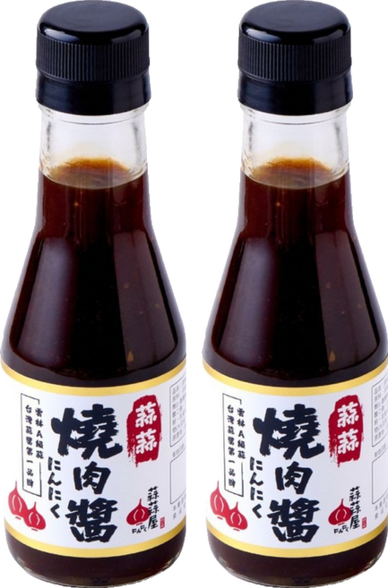 蒜蒜屋 燒肉醬 5 x 5 x 16.5cm, 140ml, 2罐