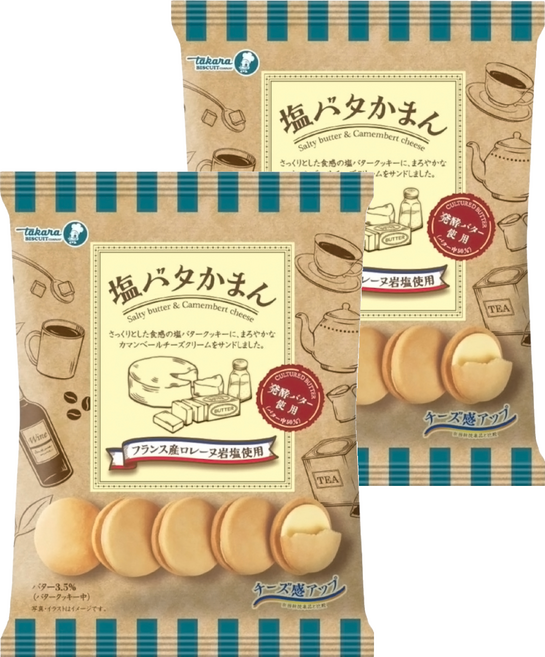 takara 寶製菓 鹽起司餅, 99g, 2袋