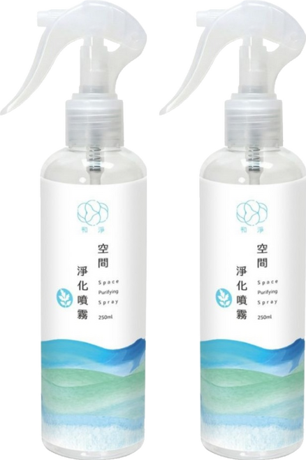 和淨 空間淨化噴霧, 2個, 250ml, 清新