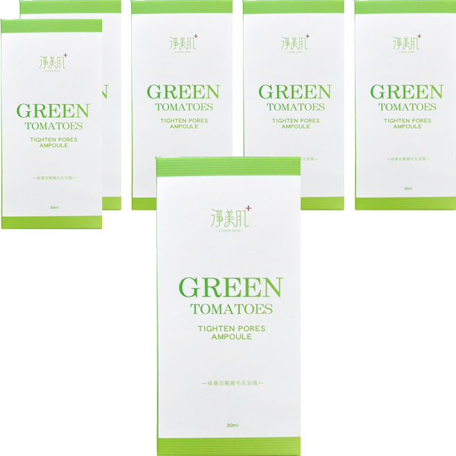 CLEAN SKIN 淨美肌 綠番茄緊緻毛孔安瓶, 6個, 30ml