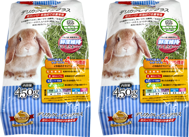 PetBest 金牌頂級脫氧保鮮葛蘭牧草, 2包, 450g