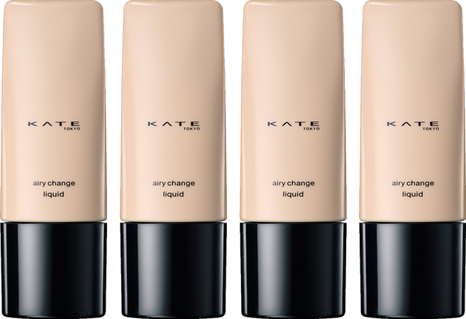 KATE 凱婷 極輕感持久粉底液 25ml, 02, 4個