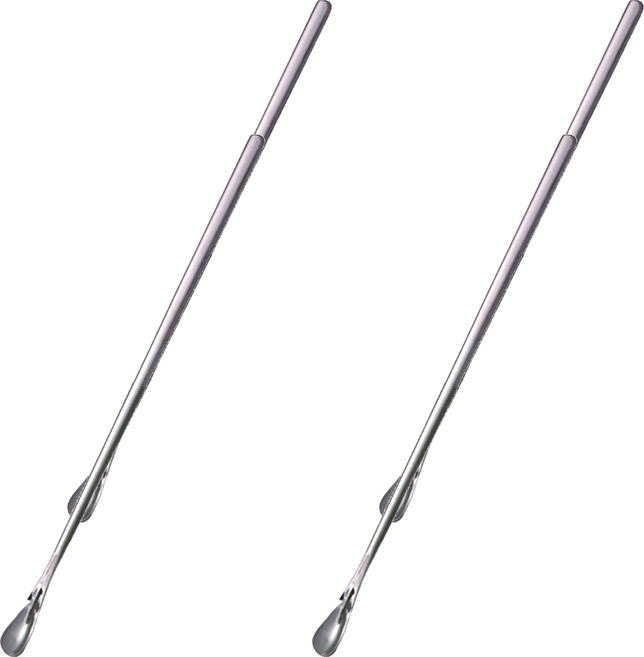 FANCY LIFE 不鏽鋼咖啡攪拌勺 22cm, 黑色, 4支