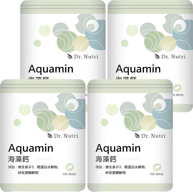 Dr. Nutri 芯漾生醫 海藻鈣複合錠, 30顆, 4袋