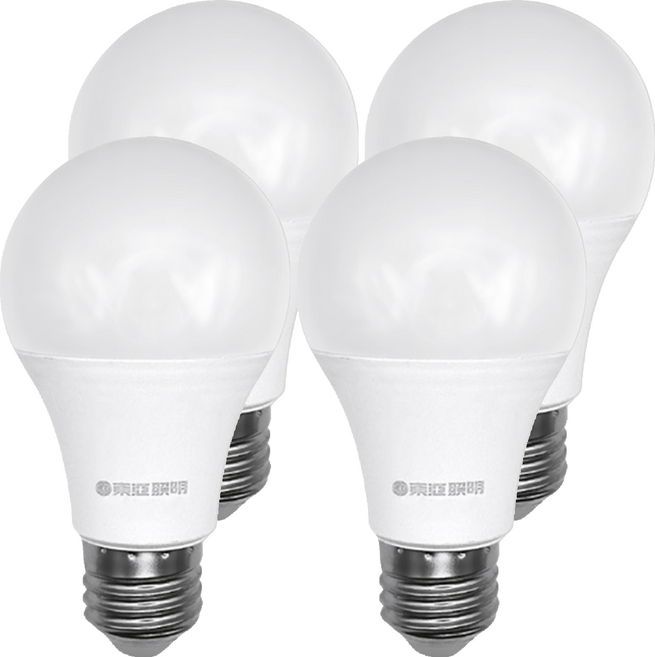 TOA 東亞照明 全電壓LED球泡燈 台灣製 16W E27 3000K, 4個, 燈泡色