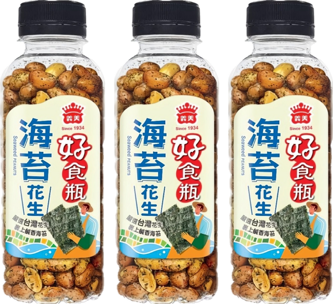 義美 海苔花生, 230g, 3個