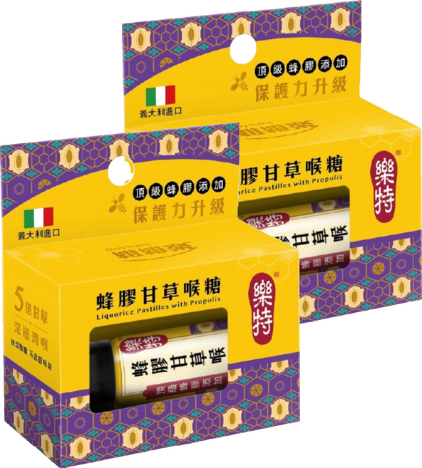 樂特 蜂膠甘草喉糖, 7.2g, 2個