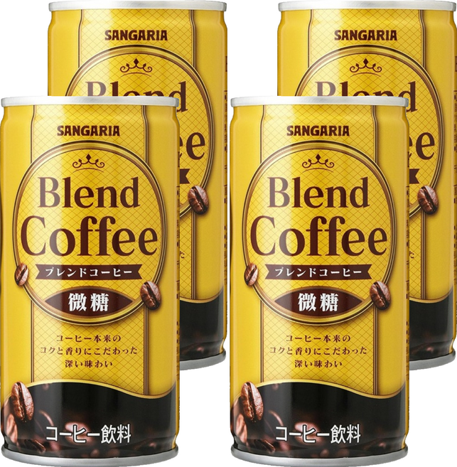 SANGARIA Blend 微糖咖啡, 185ml, 4個