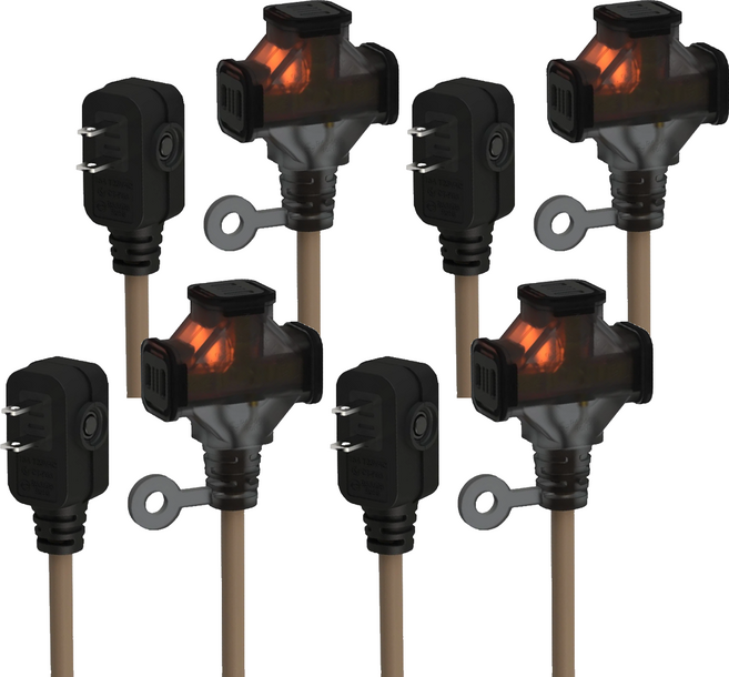 SUN JAKE 3插座耐熱動力軟線 SJ2031S-15 15尺, 4.5m, 沙色, 4條