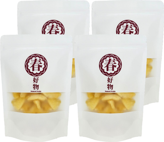 春哥好物 蘋果乾, 4個, 180g