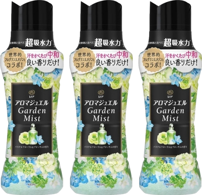 Lenor 蘭諾 衣物芳香豆 淡雅花香, 3個, 420ml