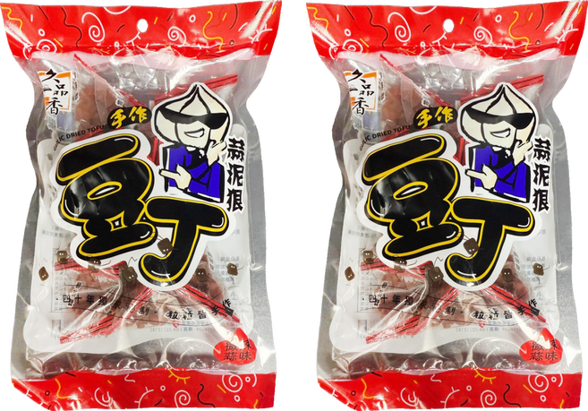 久品香 微辣蒜味豆丁, 130g, 2袋