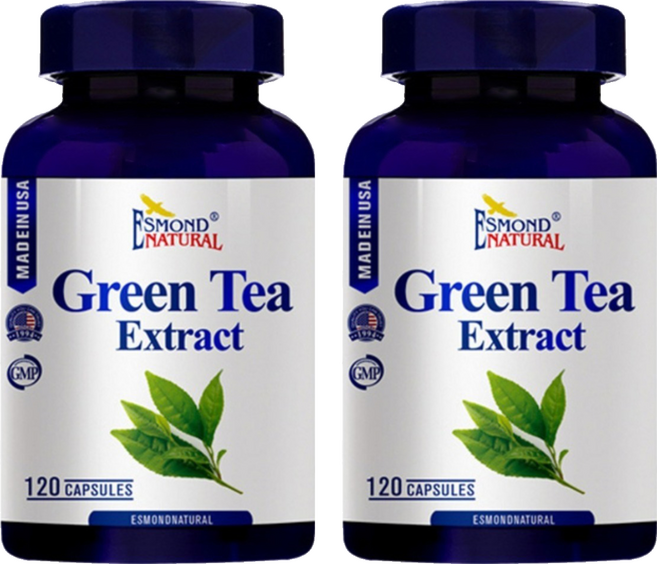 ESMOND NATURAL 愛司盟 綠茶菁萃膠囊食品, 120顆, 2個