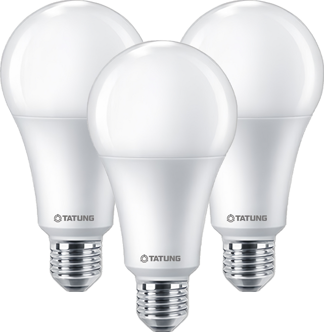 TATUNG 大同 LED 全電壓球泡 30W E27, 黃光(3000K), 3個