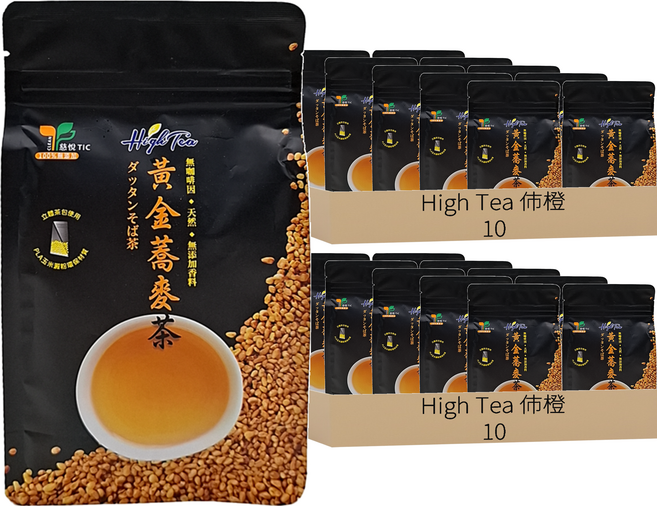 High Tea 伂橙 黃金蕎麥茶, 6g, 15包, 20袋