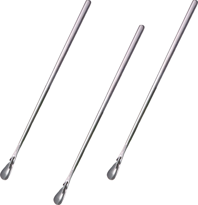 FANCY LIFE 不鏽鋼咖啡攪拌勺 22cm, 黑色, 3支