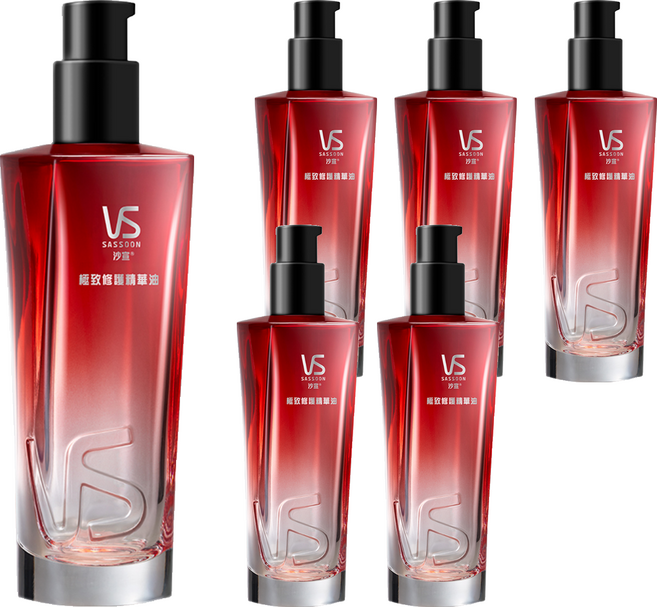 VS 沙宣 台灣公司貨 極致修護精華油, 6個, 80ml