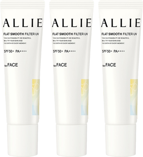 Kanebo 佳麗寶 ALLIE 台灣公司貨 持采濾鏡修妍UV防曬乳 SPF50+ PA++++, 30g, 3條