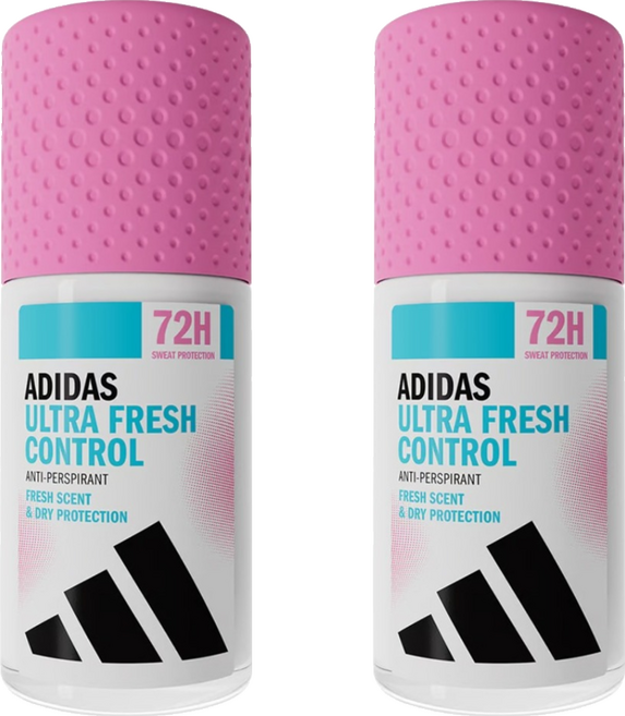 adidas 愛迪達 女用制汗爽身滾珠 極致乾爽, 2個, 50ml