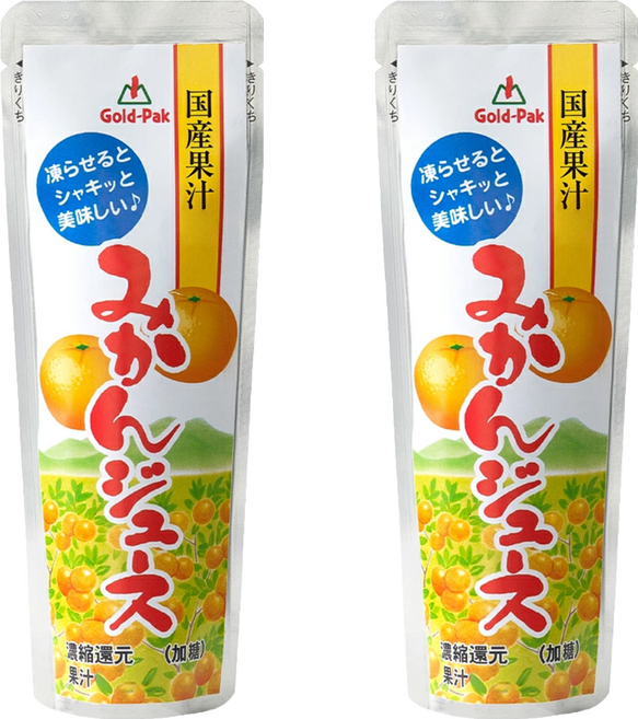 Gold-Pak 蜜柑風味果汁飲, 80g, 2個