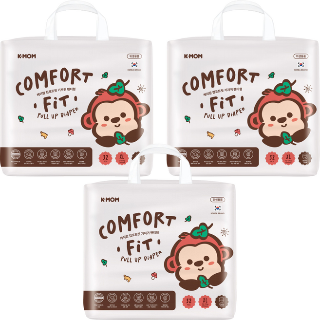 MOTHER-K COMFORT FIT 雲柔鎖水玩睡褲 褲型 12~17kg, 特大碼 (XL), 96片