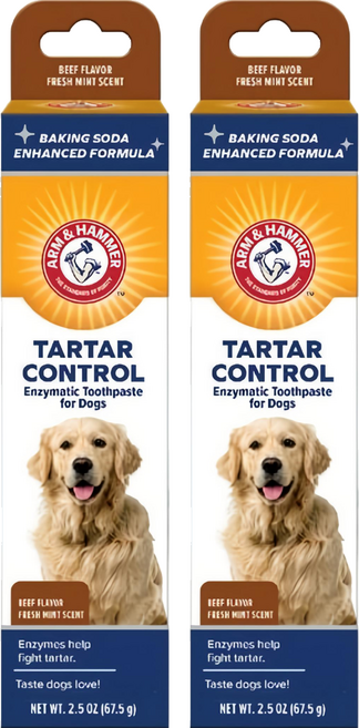ARM&HAMMER 犬用酵素牙膏 除垢, 2個