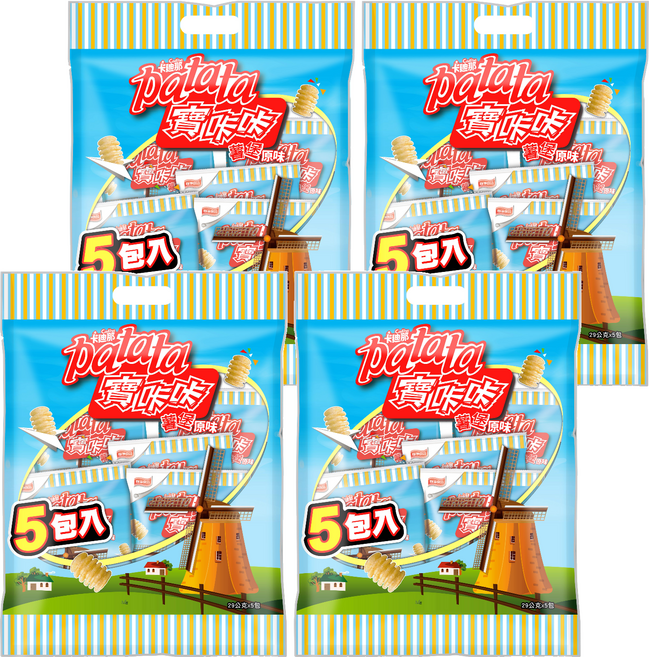 Cadina 卡迪那 寶卡卡 原味 量販袋 5包, 145g, 4袋