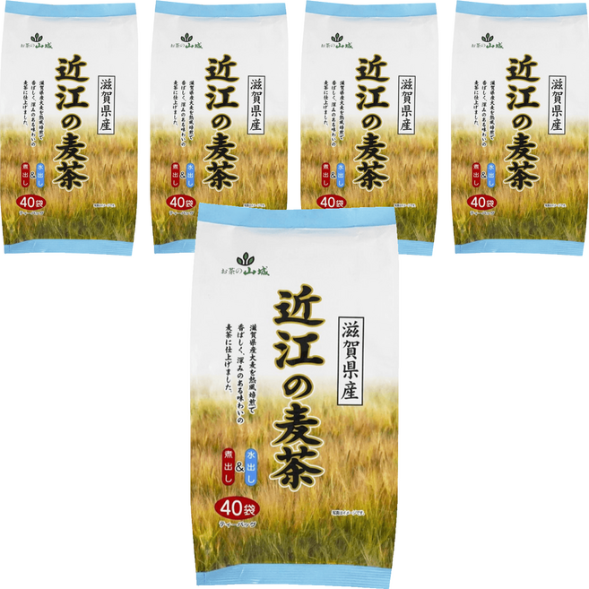 山城物產 近江麥茶, 8g, 5套, 40個裝