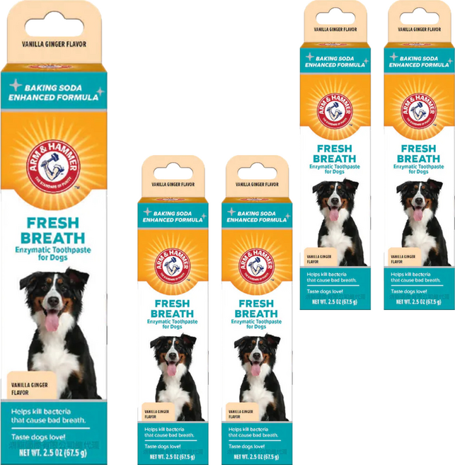 ARM&HAMMER 犬用酵素牙膏 抗敏, 67.5g, 5條