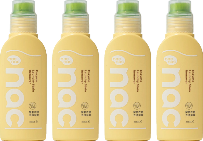 nac nac 酵素衣物去漬凝露, 250ml, 4個