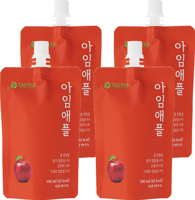 IMAPPLE 貝兒 NFC 蘋果汁, 4包, 100ml