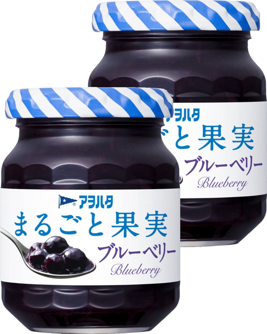 Aohata 藍莓果醬 無蔗糖, 125g, 2罐