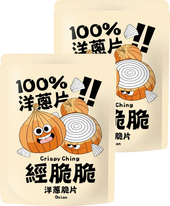 Crispy Ching 經脆脆 洋蔥脆片, 2個