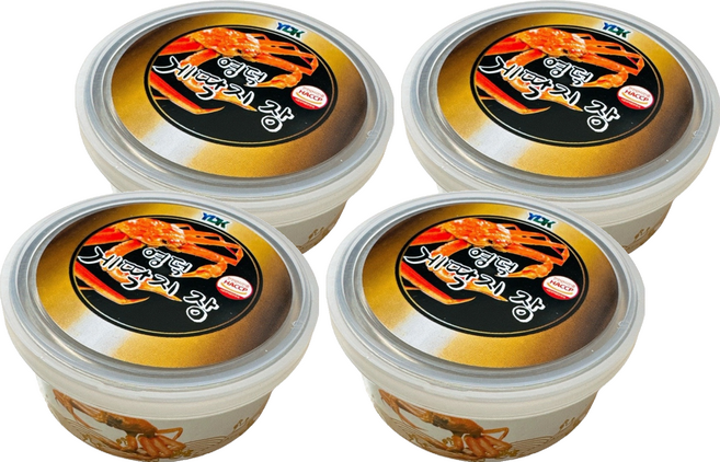 YDK 即食蟹膏 黑盒, 4個, 90g