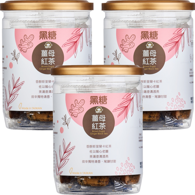 蜜思朵 黑糖薑母紅茶, 17g, 12入, 3罐