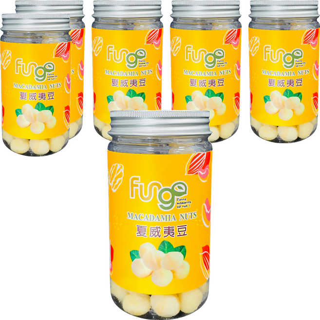 Fungo 芳菓 原味夏威夷豆, 6個, 140g