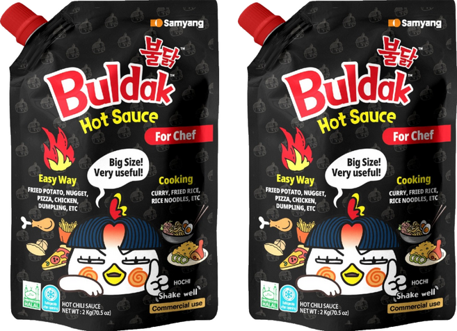 Buldak Ramen 火辣雞肉風味辣醬, 2個, 2kg