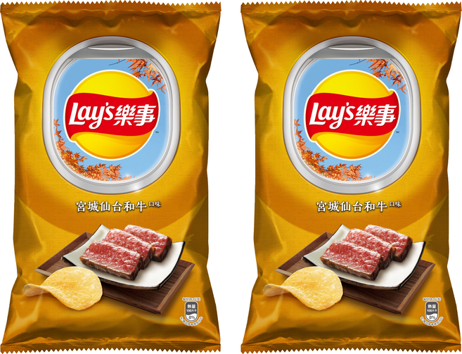 Lay's 樂事 宮城仙台和牛口味洋芋片, 85g, 2包