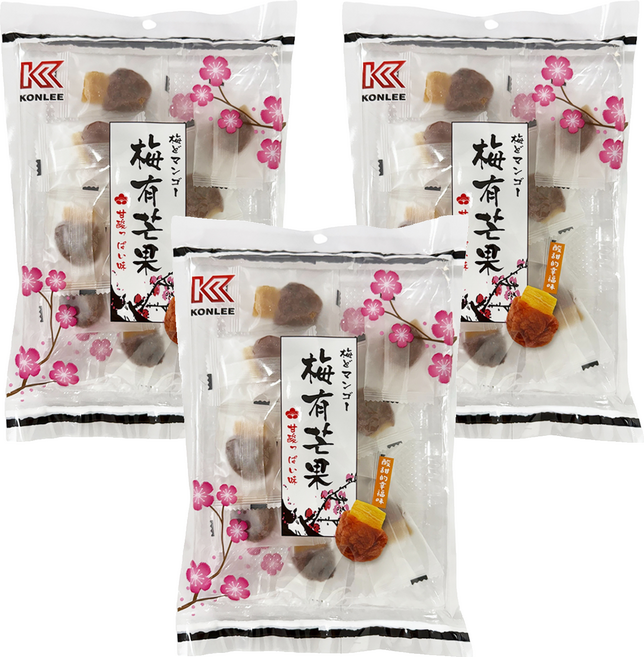 KONLEE 康利 梅有芒果, 3個, 80g