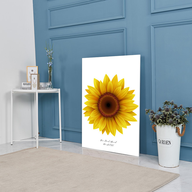 마니앤솔 높이조절 액자테이블 대, 해바라기