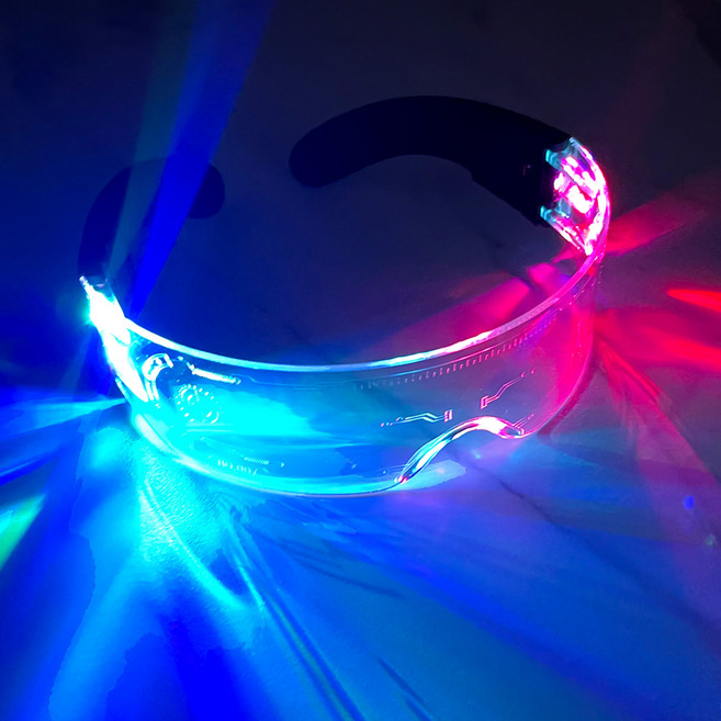 파티쇼 LED 워터밤 콘서트 파티안경 가로 15cm x 높이 4.5cm, 1개