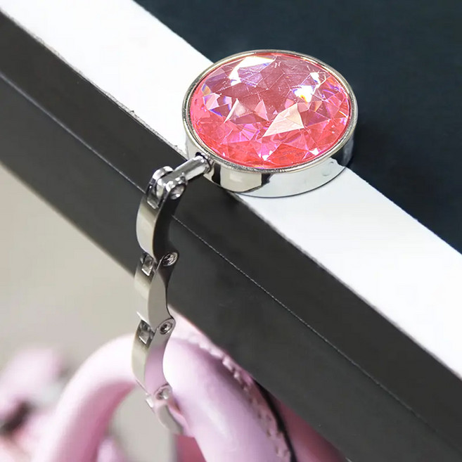 모나코올리브 휴대용 테이블 비즈 가방걸이 후크, 피치, 1개