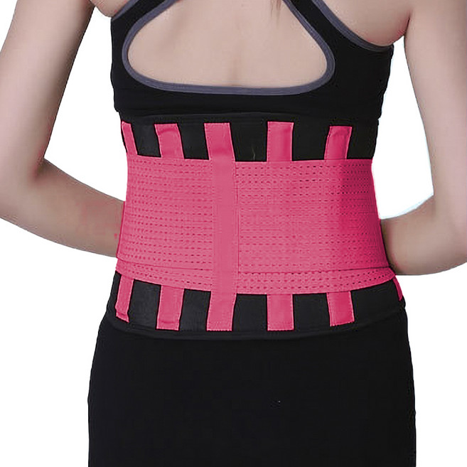 리치덕 통기성 허리보호대 핫핑크, 1개