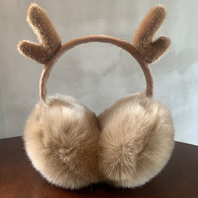 욜로라이프 루돌프 사슴 방한 귀마개