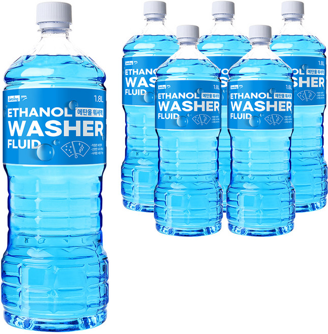 디테일링프로 에탄올 워셔액, 6개, 1.8L