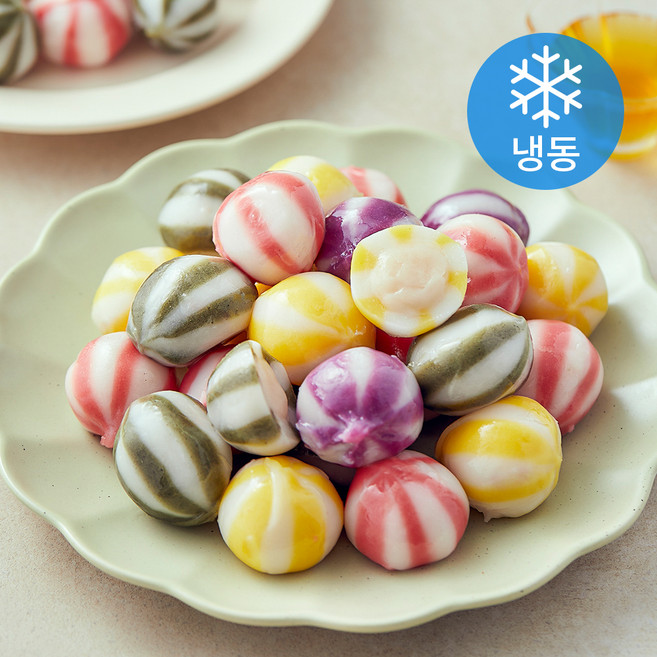 올바른 사색 구슬사탕떡 흰앙금 (냉동), 1kg, 1개입, 1개